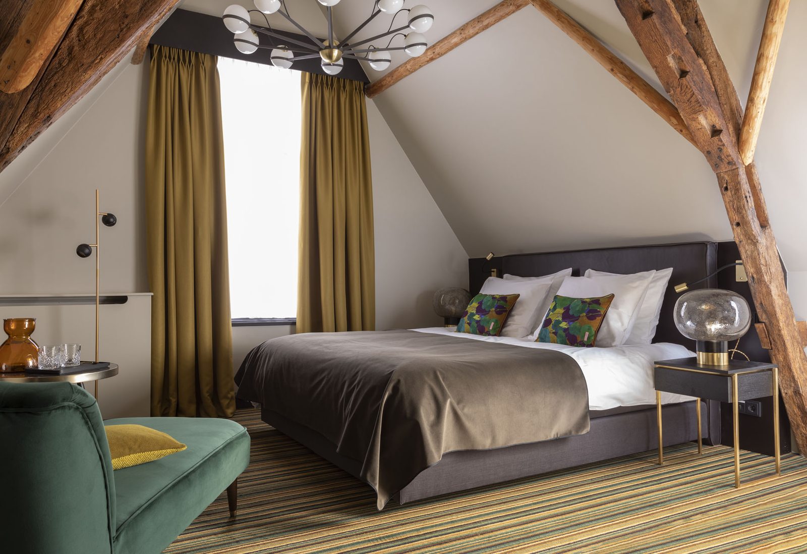 Sfeerbeeld van een kamer in Poorter Boutique Hotel